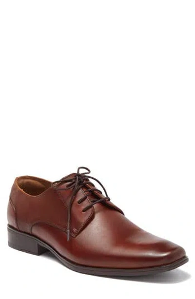 Florsheim Jackson Plain Toe Derby In Cognac