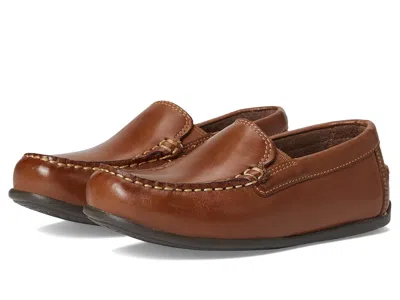 Florsheim Jasper Venetian Jr. (toddler/little Kid/big Kid) Boys Shoes Saddle Tan : 7 Big Kid W, Leather In Brown
