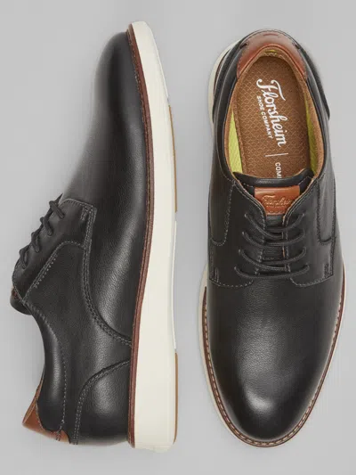 Florsheim Lance Leather Plain Toe Oxfords In Black