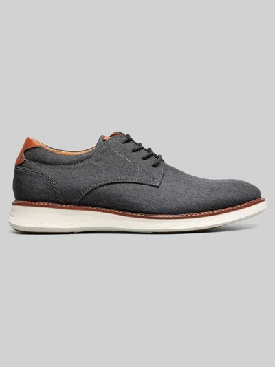 Florsheim Launch Canvas Plain Toe Oxfords In Black