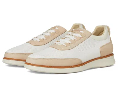 Florsheim Launch Knit Elastic Lace Moc Toe Slip-on In White