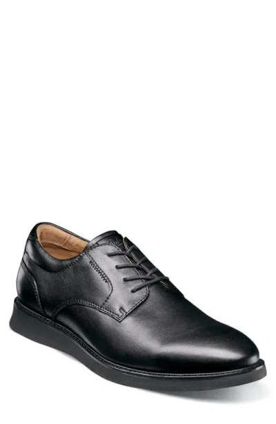 Florsheim Launch Plain Toe Derby In Black