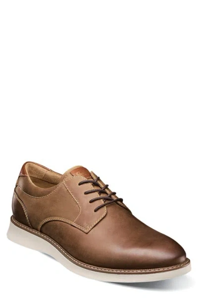 Florsheim Launch Plain Toe Derby In Brown