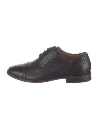 Pre-owned Florsheim Leather Brogues In Black