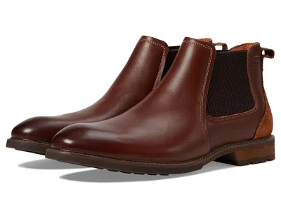 Florsheim Lodge Plain Toe Gore Boots In Brown
