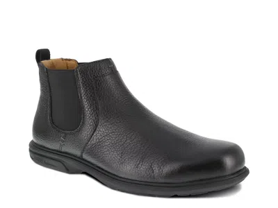 Florsheim Loedin Steel Toe Work Boot In Black
