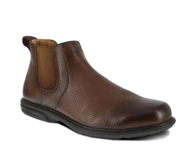 Florsheim Loedin Steel Toe Work Boot In Brown