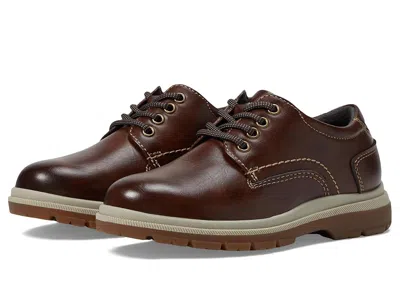 Florsheim Lookout Jr. Plain Toe Oxford (little Kid/big Kid) Boys Shoes Chestnut : 13 Little Kid M, Synthetic In Brown