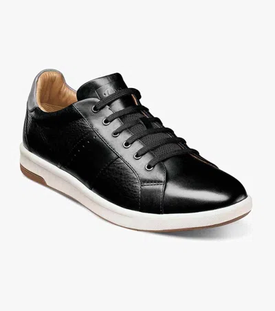 Florsheim Men's Crossover Lace To Toe Sneaker In Black
