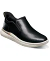 Florsheim Men's Fleet Plain Toe Slip On Sneaker In Black