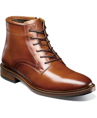 Florsheim Men's Forge Plain Toe Lace Up Boot In Cognac