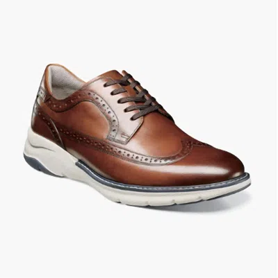 Florsheim Men's Frenzi Wingtip Oxford In Cognac In Brown