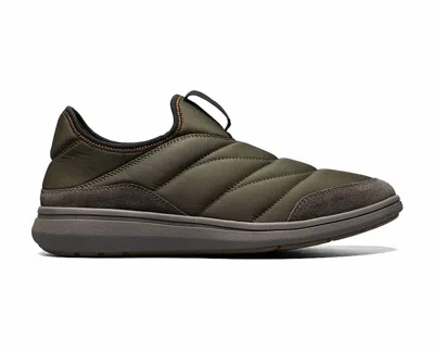 Florsheim Men's Java Moc Nylon Slip On Shoe In Olive In Green