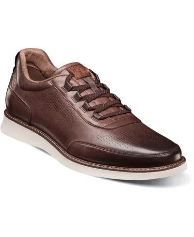 Florsheim Men's Launch Elastic Lace Slip On Sneaker In Brown