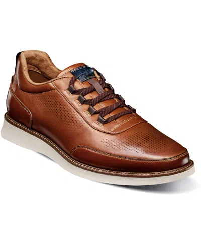 Florsheim Men's Launch Elastic Lace Slip On Sneaker In Cognac Multi