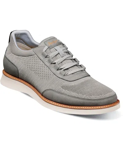 Florsheim Men's Launch Knit Elastic Lace Slip On Sneaker In Gray