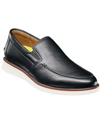 Florsheim Launch Moc Toe Venetian Slip-on In Black