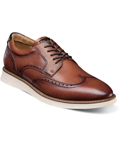 Florsheim Men's Launch Wingtip Oxford In Cognac Multi