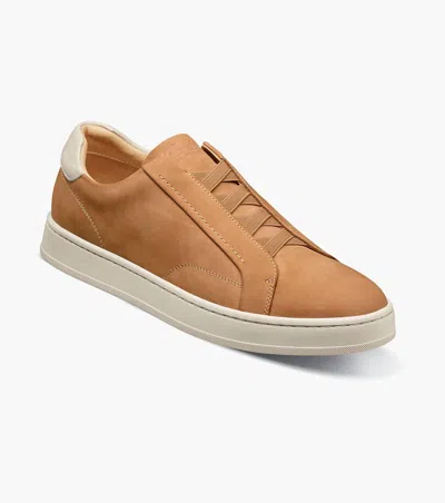 Florsheim Monopoli Elastic Lace-to-toe Sneakers In Brown