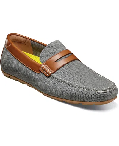 Florsheim Men's Motor Knit Moc Toe Penny Loafer In Gray Multi