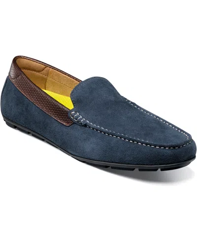 Florsheim Men's Motor Moc Toe Venetian Driver Loafer In Navy,brown