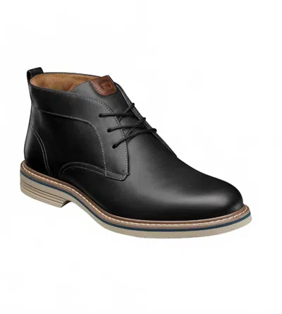 Florsheim Men's Norwalk Plain Toe Chukka Boot In Black
