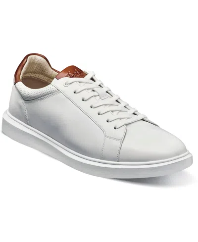 Florsheim Men's Social Lace To Toe Sneaker In White