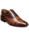 Florsheim Men's Sorrello Cap Toe Balmoral Oxford Dress Shoe In Cognac Multi