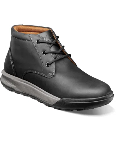 Florsheim Men's Trail Mix Plain Toe Chukka Boot In Black
