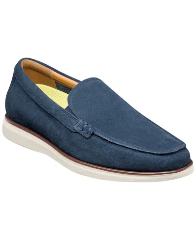 Florsheim Tropics Venetian Moc Toe Loafers In Blue