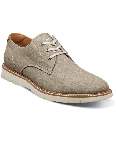 Florsheim Men's Vibe Canvas Plain Toe Oxford Shoes In Taupe In Grey