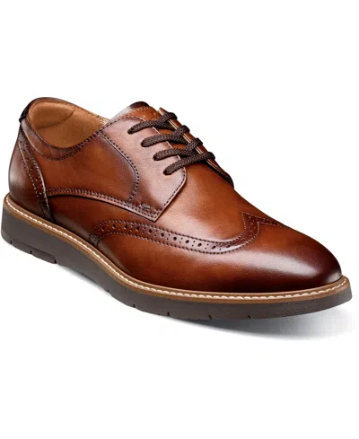 Florsheim Men's Vibe Wingtip Oxford Dress Shoe In Brown
