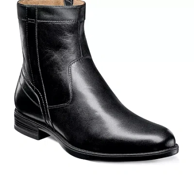Florsheim Mens Center Flat Heel Dress Boots In Black