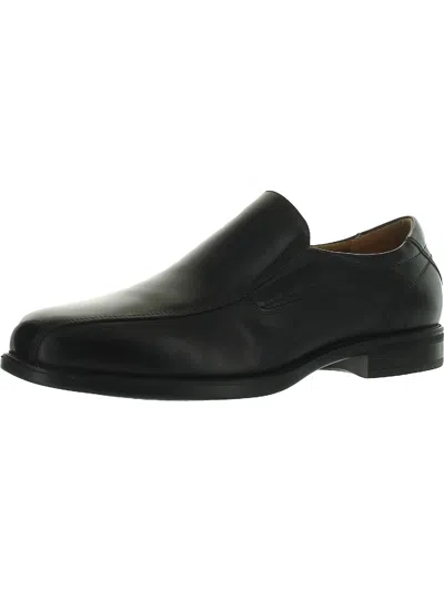 Florsheim Midtown Bike Mens Dressy Leather Loafers In Black