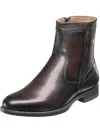 Florsheim Men's Midtown Plain Toe Zipper Boots Men's Shoes In Brown