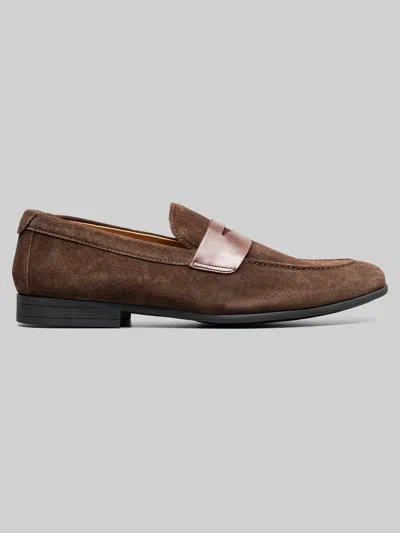 Florsheim Modena Moc Toe Penny Loafers In Brown