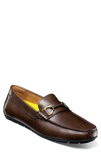 Florsheim Motor Moc Toe Bit Driving Loafer In Brown