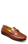 Florsheim Motor Moc Toe Bit Driving Loafer In Cognac