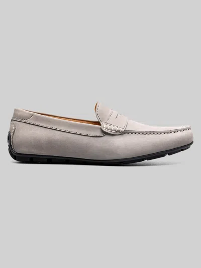Florsheim Motor Moc Toe Penny Drivers In Gray