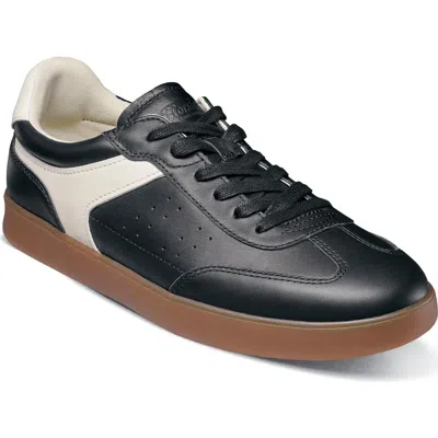 FLORSHEIM FLORSHEIM PACE T-TOE LOW TOP LEATHER SNEAKER