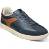 Florsheim Pace T-toe Low Top Leather Sneaker In Blue