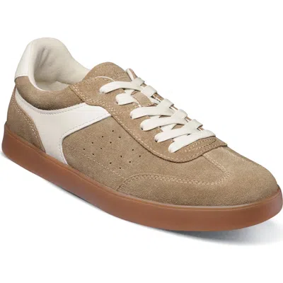 FLORSHEIM FLORSHEIM PACE T-TOE LOW TOP LEATHER SNEAKER