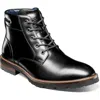 Florsheim Renegade Plain Toe Derby Boot In Black