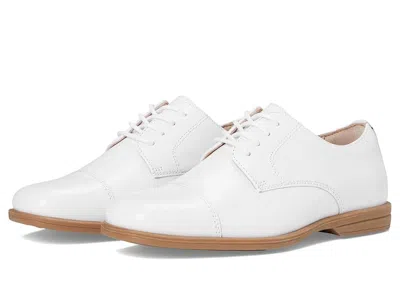 Florsheim Reveal Cap Toe Ox, Jr. (toddler/little Kid/big Kid) Boys Shoes White Smooth Leather : 7 Big Kid M