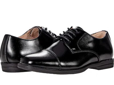 Florsheim Rolan Cap Toe Oxford (little Kid/big Kid) Boy's Shoes Black : 2.5 Little Kid M, Leather