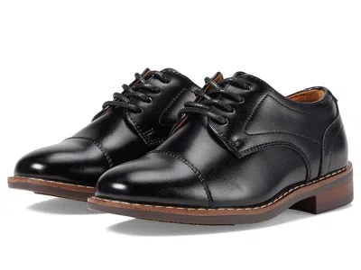 Florsheim Rucci Jr. Cap Toe Oxford (toddler/little Kid/big Kid) Boys Shoes Black : 1.5 Little Kid M, Synthetic
