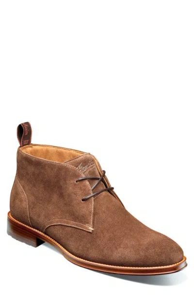 Florsheim Rucci Leather Plain Toe Chukka Boot In Yellow