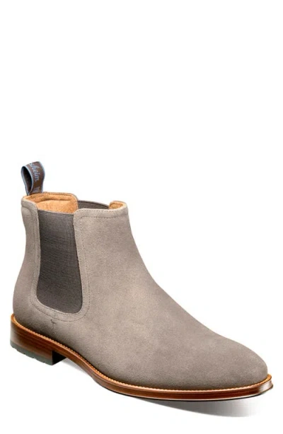 Florsheim Rucci Lug Plain Toe Chelsea Boot In Gray