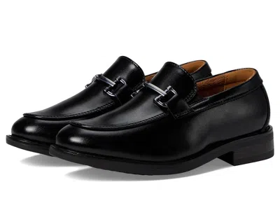 Florsheim Rucci Moc Toe Bit Loafer Jr. (toddler/little Kid/big Kid) Boys Shoes Black : 7 Big Kid M, Synthetic