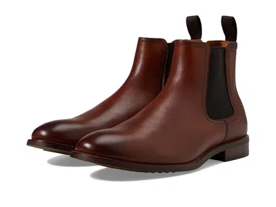 Florsheim Rucci Plain Toe Gore Boots In Brown